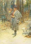 William Ludwell Sheppard Reveille oil painting